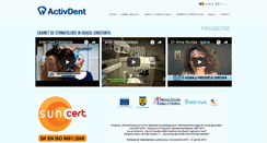 Desktop Screenshot of activ-dent.ro